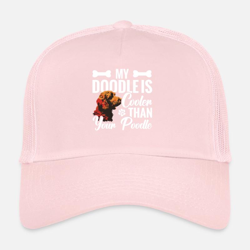 Mon doodle est plus cool que ton caniche Casquette trucker 