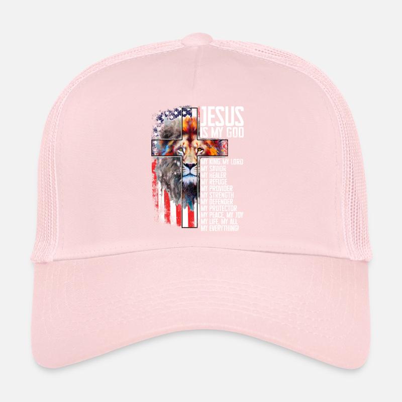 Lion de Juda - La foi en chrétien Casquette trucker 