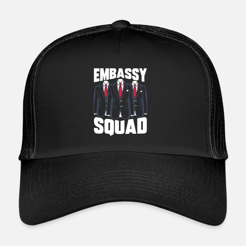 Cadre diplomatique Casquette trucker 