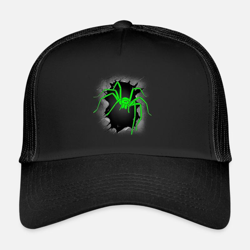 Spiders Spider Halloween Spiders Phobia Trucker Cap