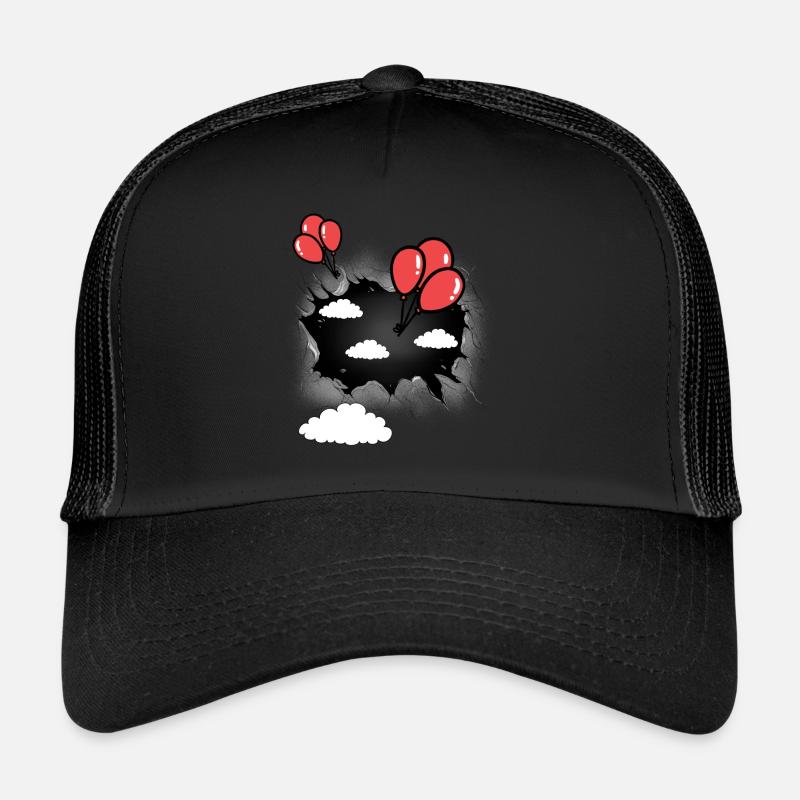 Luftballon himmlisch Himmel Luftballons Trucker Cap