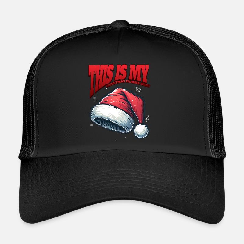 Dormez paresseux Père Noël C’est mon pyjama de Noël Casquette trucker 