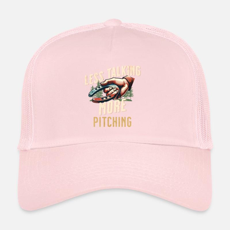 Horseshoe Throwing Horseshoe Pitching Trucker Cap
