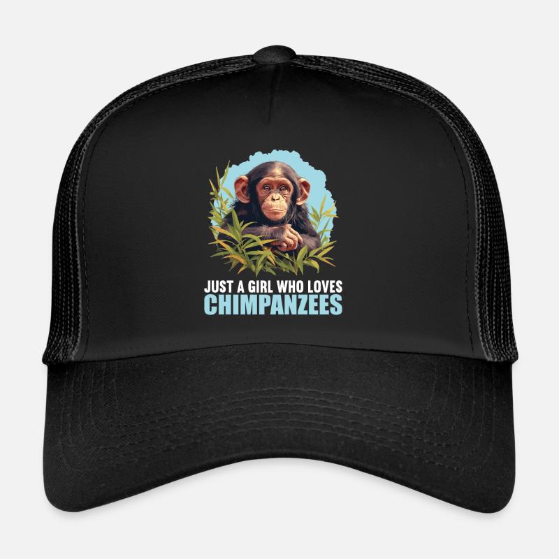 Chimpanzee Schimpansen Schimpanse Trucker Cap