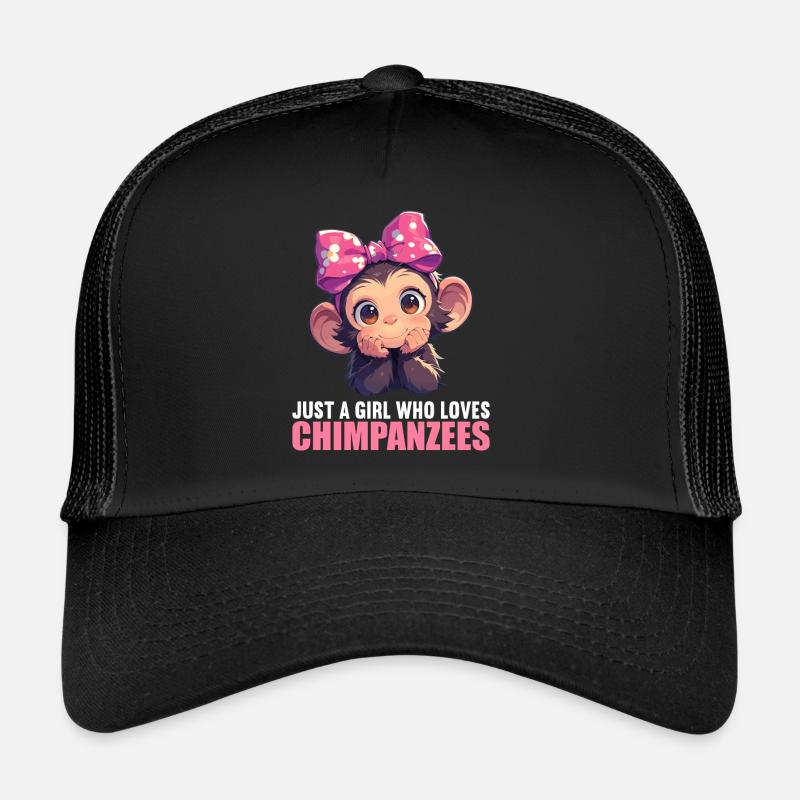 Chimpanzee Schimpansen Schimpanse Trucker Cap