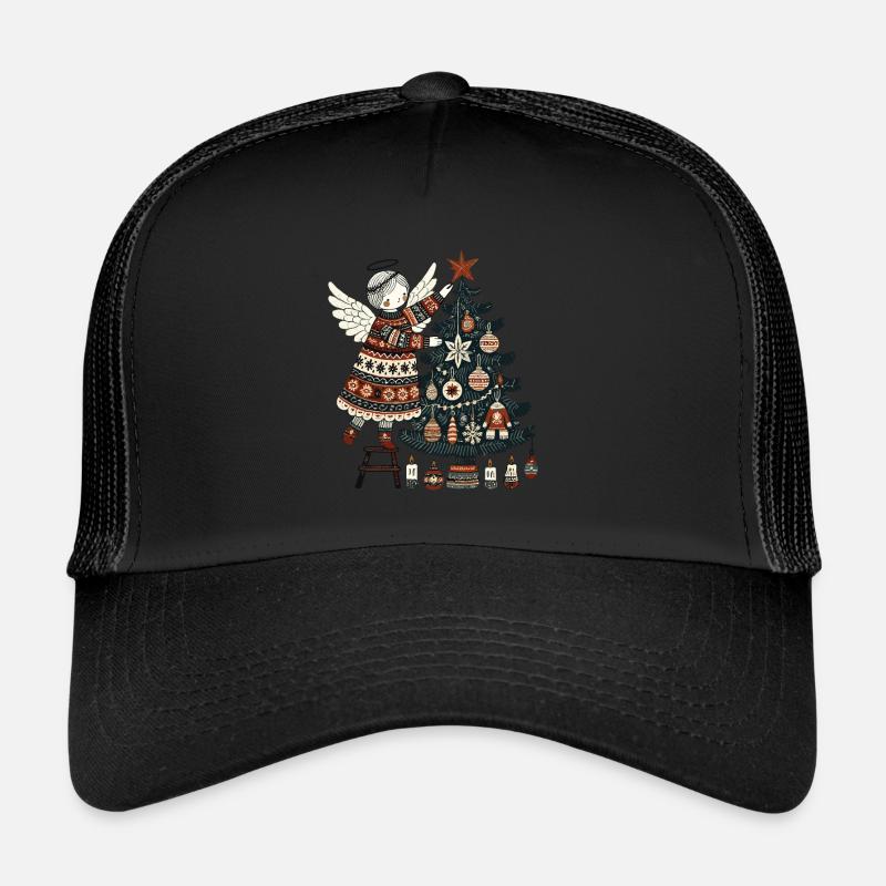 Ange de Noël en scandinave Casquette trucker 