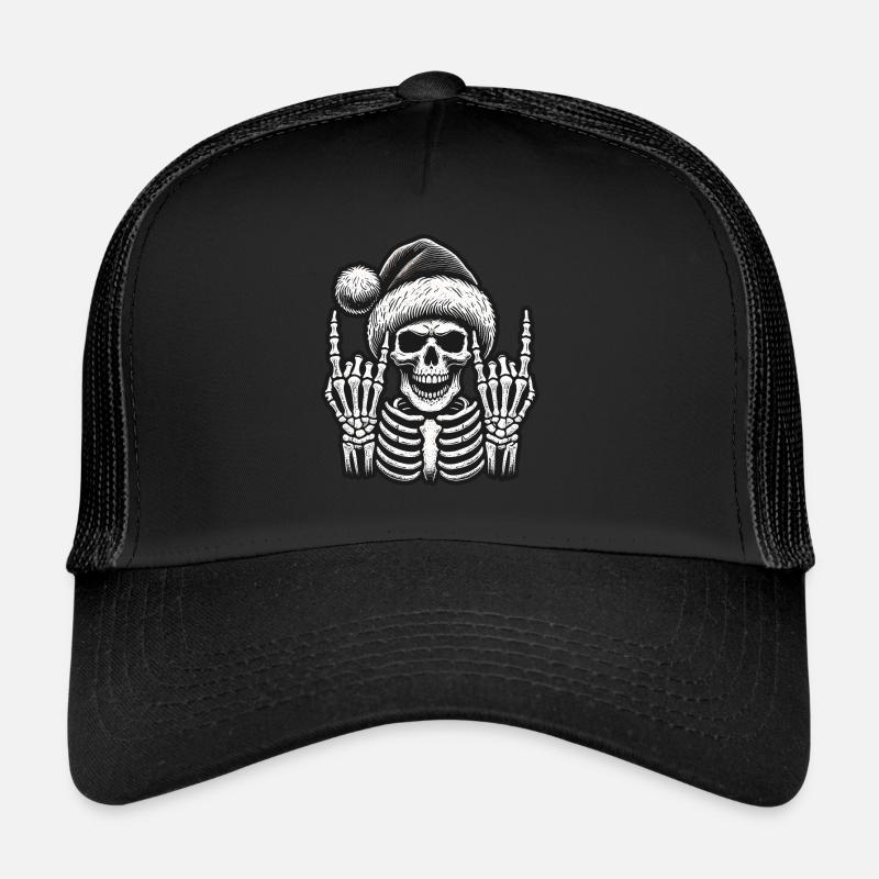 Jupe chapeau de Noël squelette Casquette trucker 