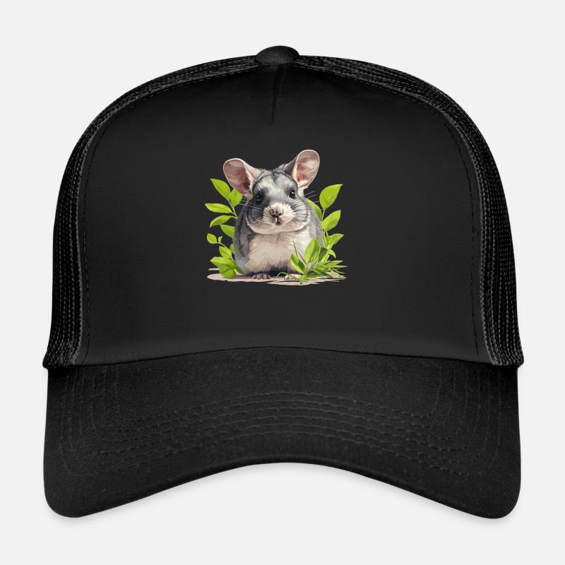 Chinchillas Chinchilla - Trucker Cap - Schwarz/Schwarz