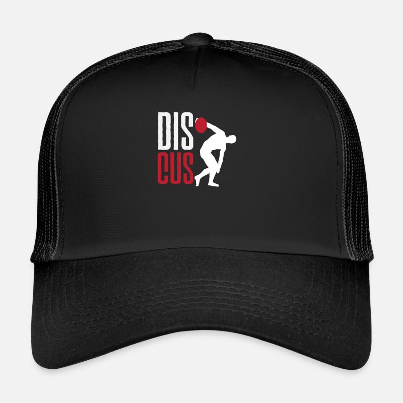 Discus Discus Throw Athlete Athlete Gift Trucker Cap
