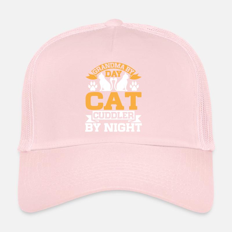 Cadeaux de grand-mère chat Casquette trucker 