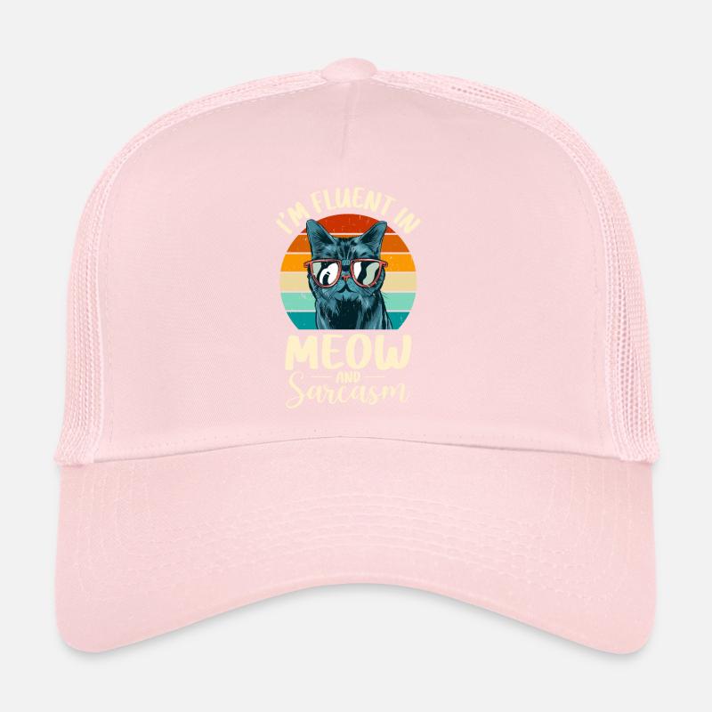 Drôle de dicton de chat Casquette trucker 