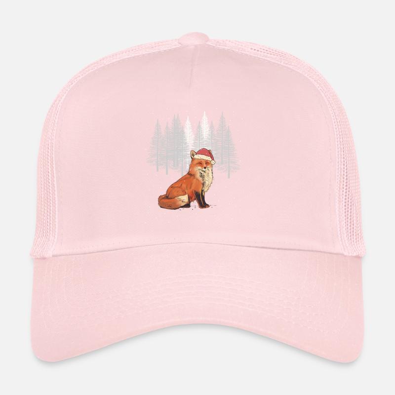 St. Nicholas Fox Foxes Christmas Trucker Cap