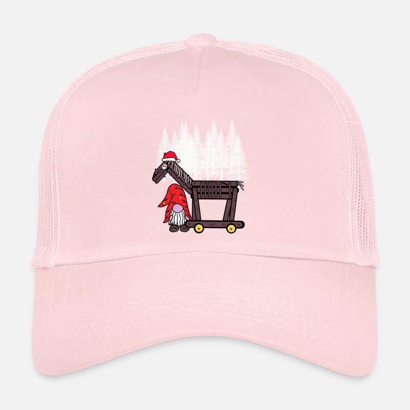 Weihnachtsgeschenk Nikolaus Pferd witzig lustig Trucker Cap