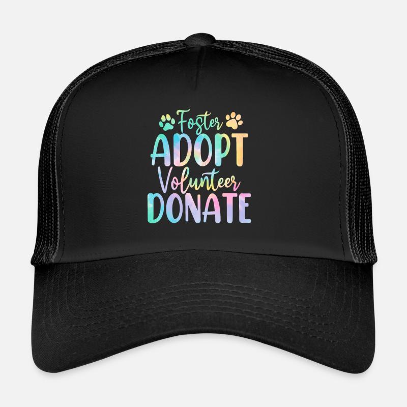 pflegen adoptieren Freiwillige spenden Batik färben Tier retten Trucker Cap