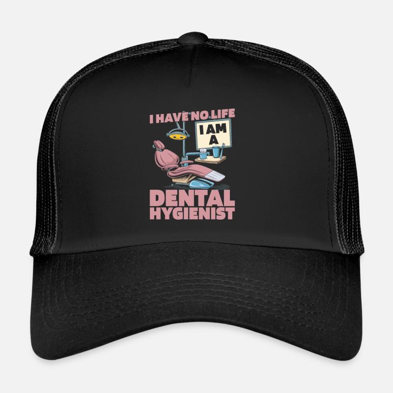 Zahnpfleger - Trucker Cap - Schwarz/Schwarz