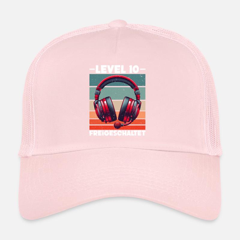Niveau 10 Débloqué Gaming Birthday PC Casquette trucker 