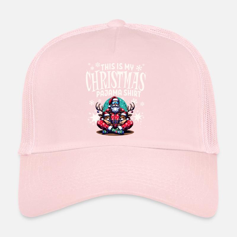 Dormez paresseux Père Noël C’est mon pyjama de Noël Casquette trucker 