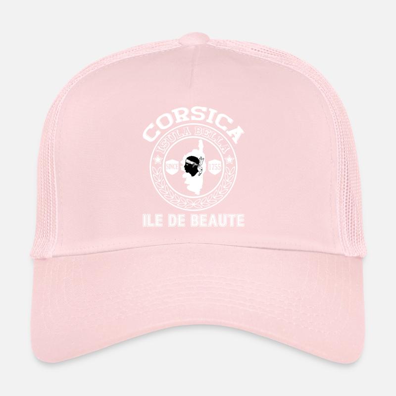 Corse Ile de Beauté Isula Ile Bella Corse Casquette trucker 