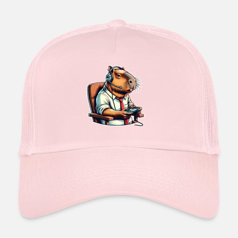 Capybara Nerd du jeu Casquette trucker 