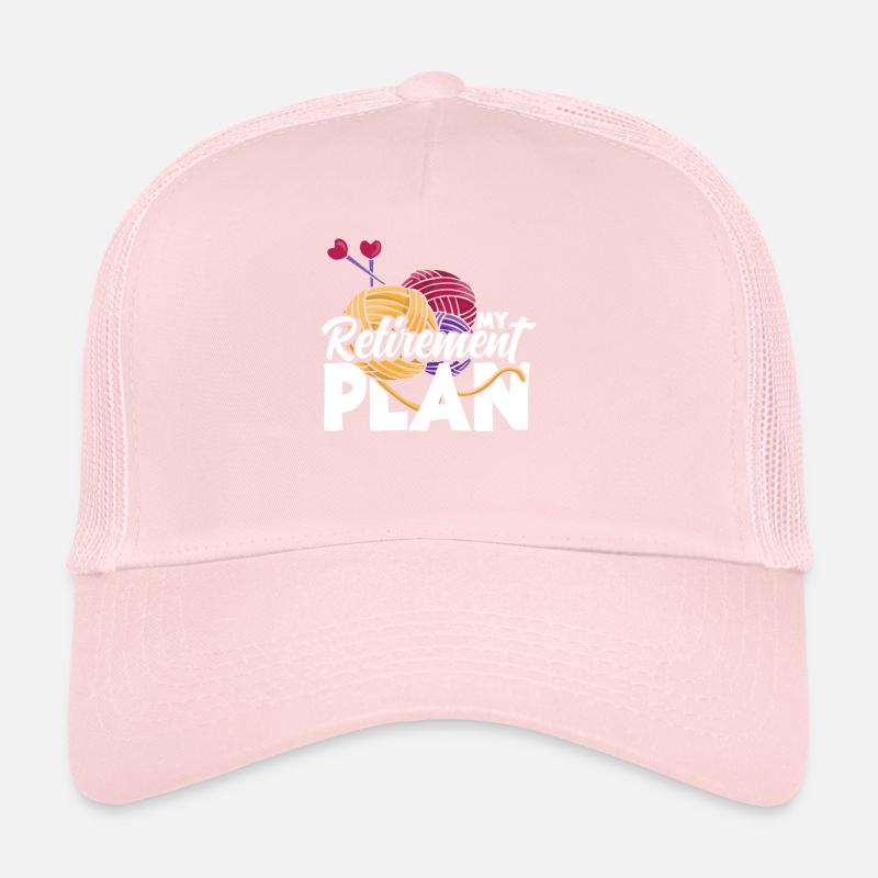 Tricoter mon plan de retraite Casquette trucker 