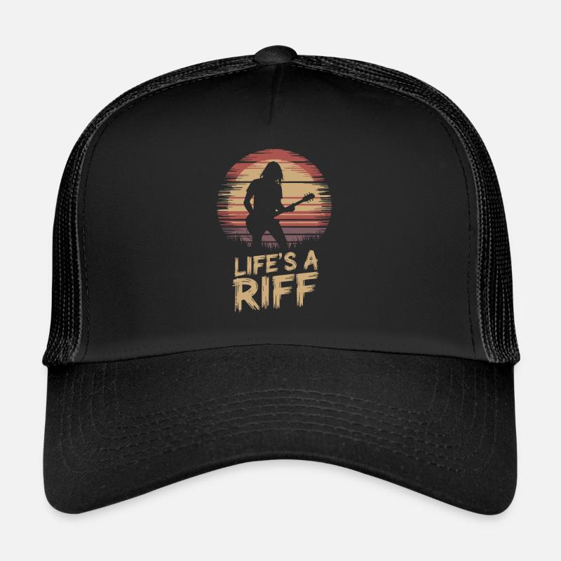 Guitariste - Life is a riff Casquette trucker 