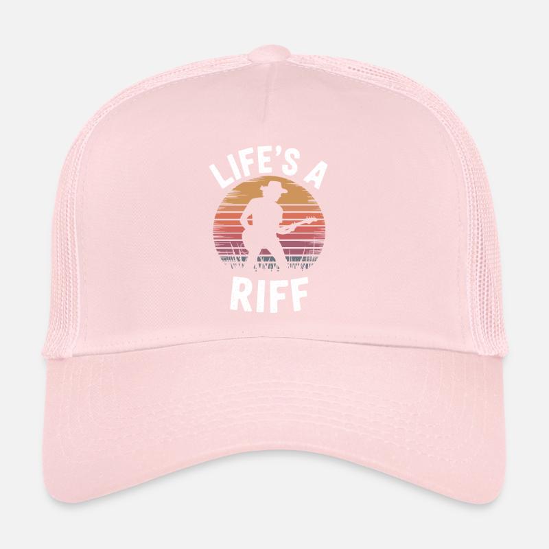 Guitariste : Life is a riff Casquette trucker 