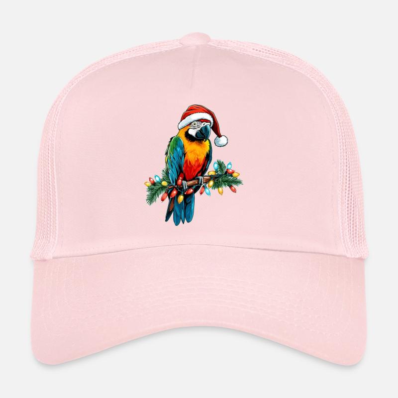 Ara Perroquet Chapeau de Noël Casquette trucker 