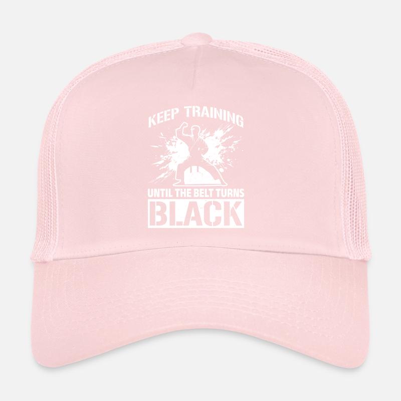 Continuez à vous entraîner jusqu’à ce que la ceinture devienne noire - Muay Th Casquette trucker 