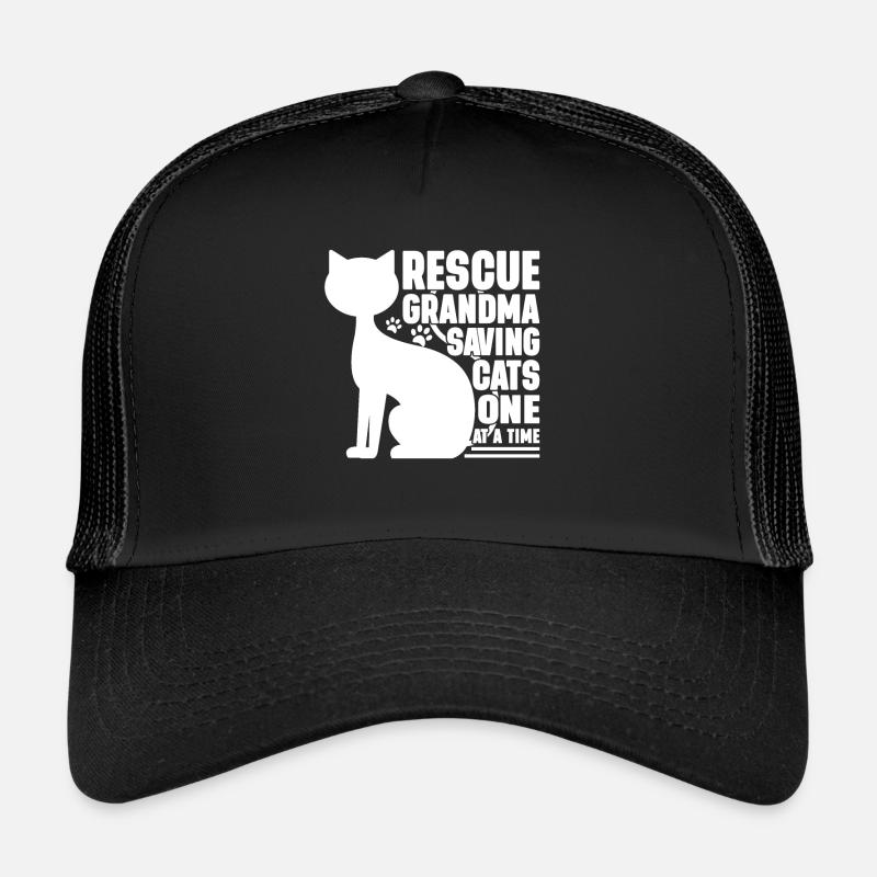 Cadeaux de grand-mère chat Casquette trucker 