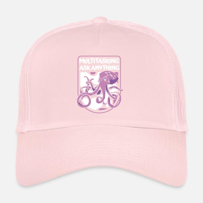 Multitasking Ask Anything Cephalopoda Octopodes Trucker Cap
