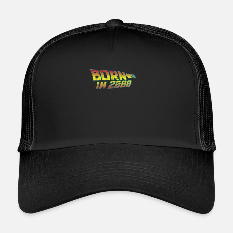 2000 Birth in Back to Future - Trucker Cap - black/black