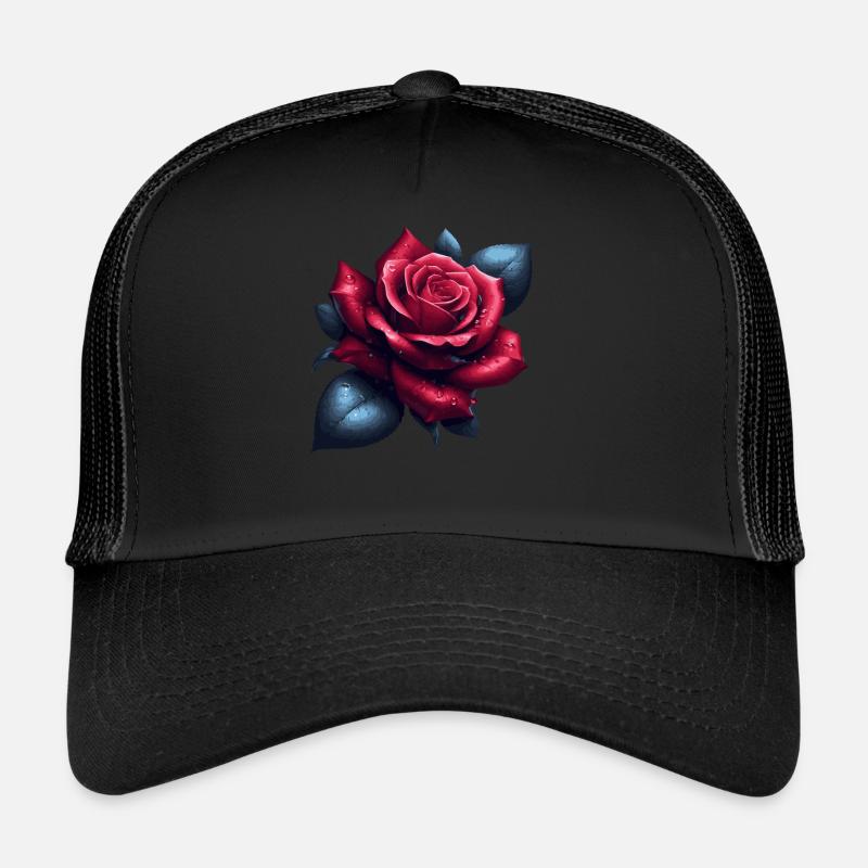 Rose Casquette trucker 