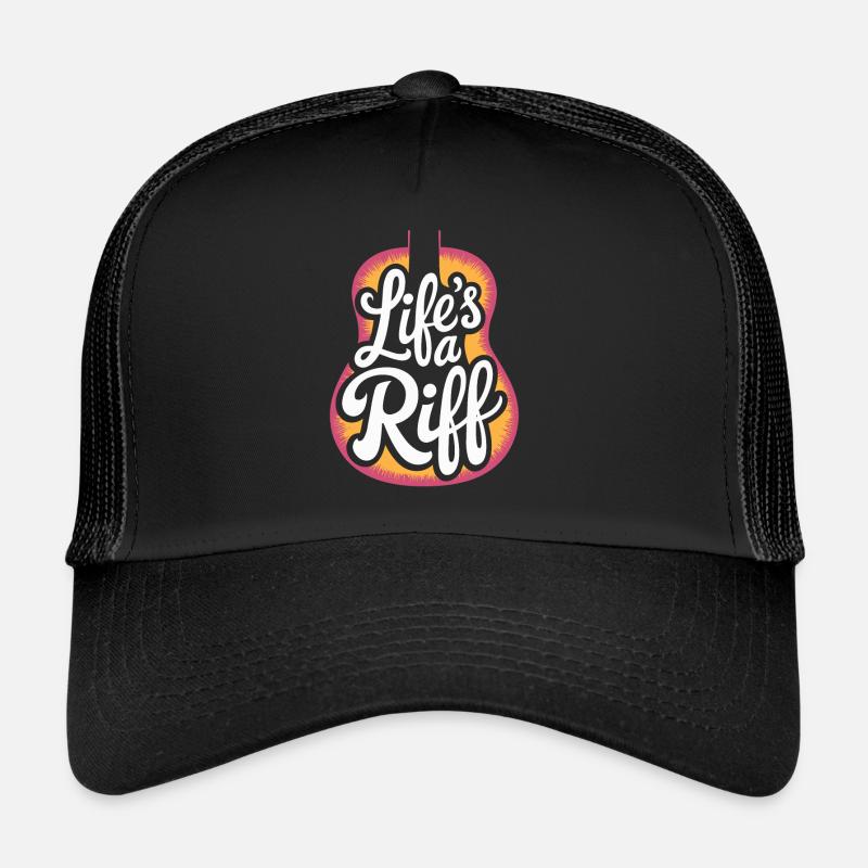 Guitar Player: Life's A Riff Trucker Cap