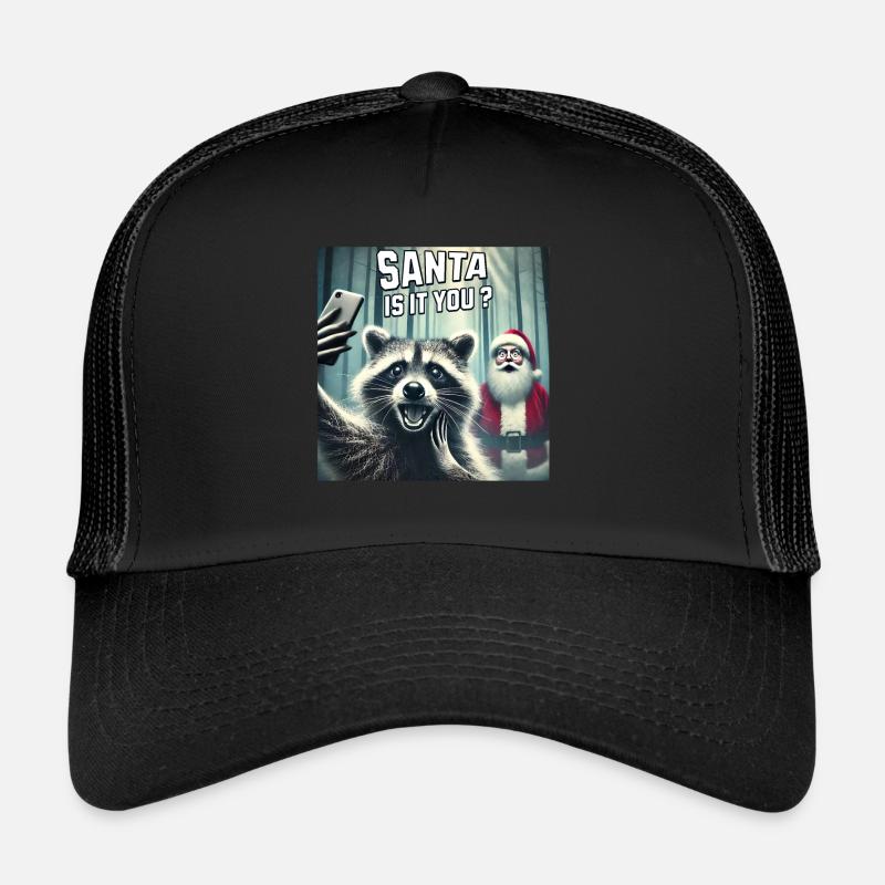 Chats Selfie Père Noël Casquette trucker 