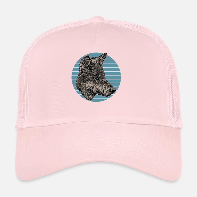 Tête de chien Conception graphique Art animalier Casquette trucker 