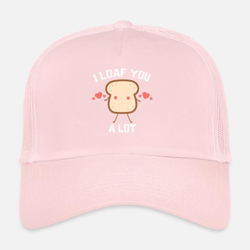 Je t’aime très drôle de conception de pain avec Casquette trucker 