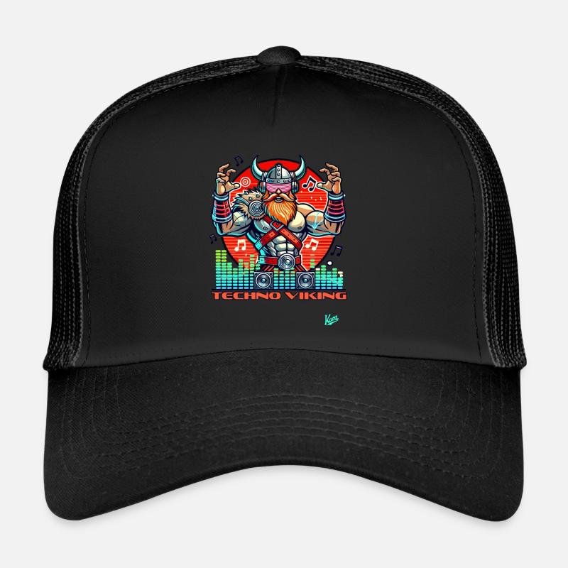 Musique techno Vikings Casquette trucker 