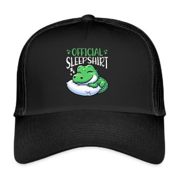 Official Sleeping House Alligator Lovers - Trucker Cap - black/black - Front