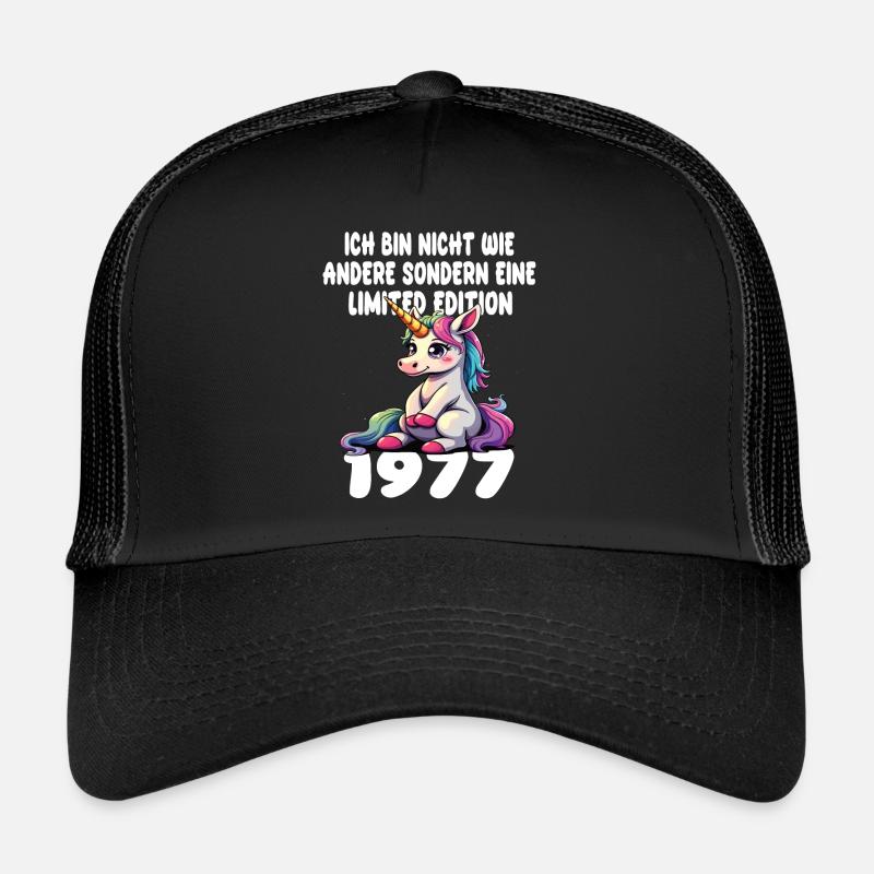 Edition Limitée 1977 Anniversaire Né 1977 Casquette trucker 