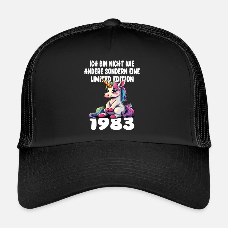 Edition Limitée 1983 Anniversaire Né 1983 Casquette trucker 