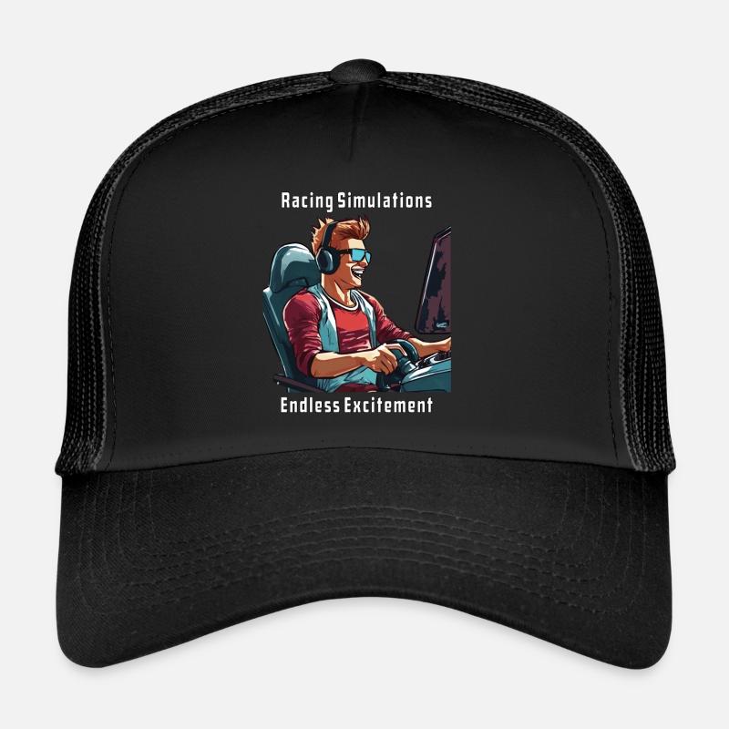 Racing Simulations, Endless Excitement Trucker Cap