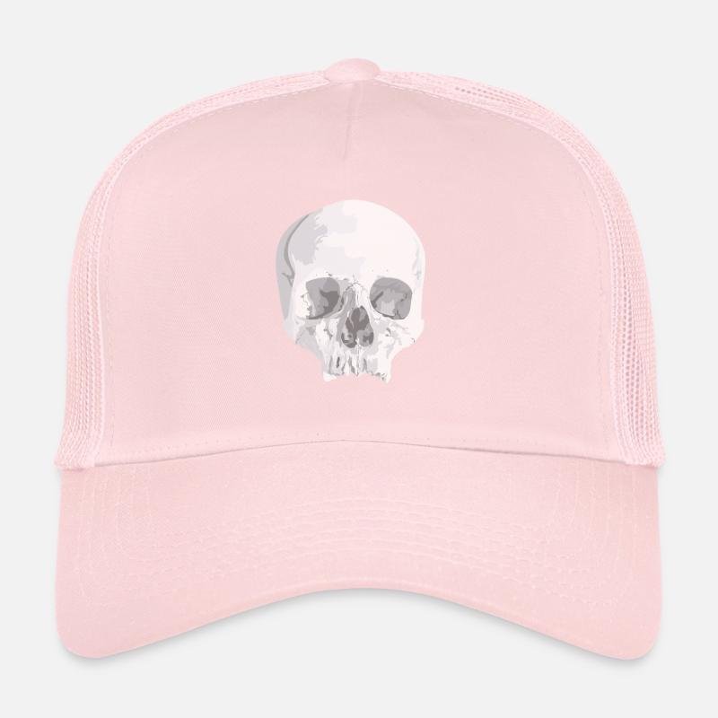 Skull Skull Skull Skeleton Bone Trucker Cap