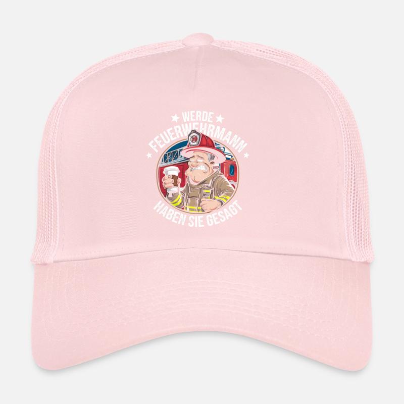 Devenez pompier vous avez dit drôle Casquette trucker 