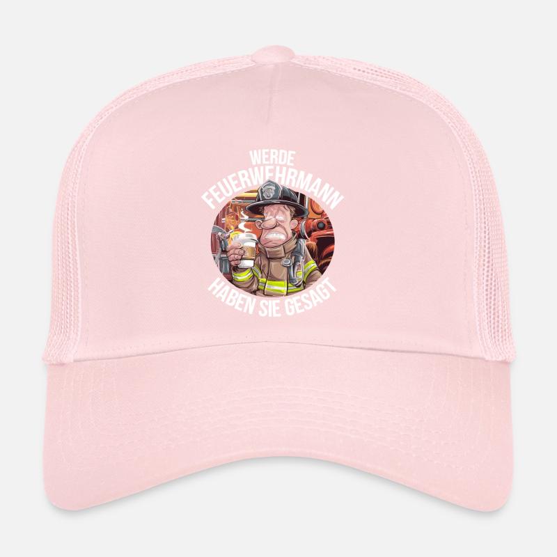 Devenez pompier vous avez dit drôle Casquette trucker 