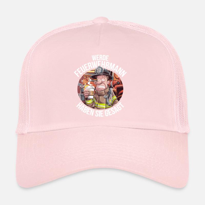 Devenez pompier vous avez dit drôle Casquette trucker 