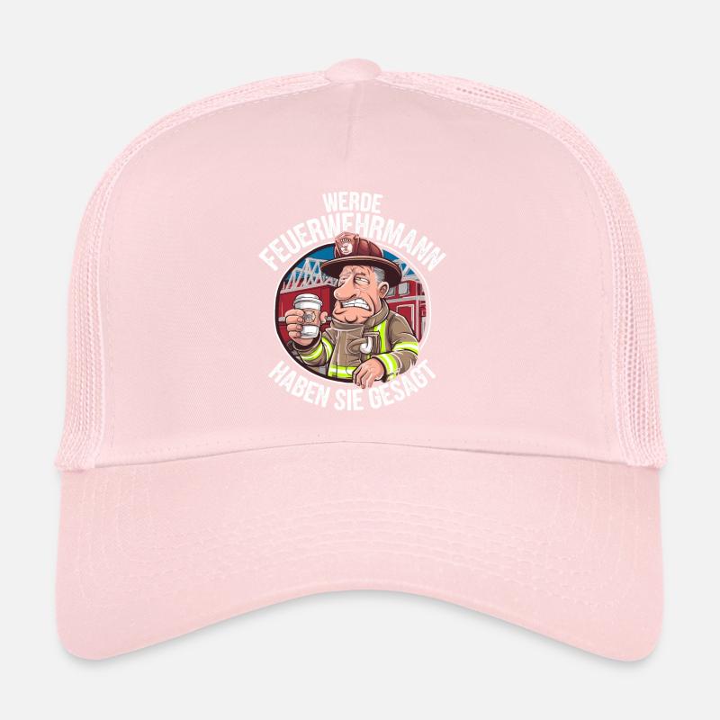 Devenez pompier vous avez dit drôle Casquette trucker 