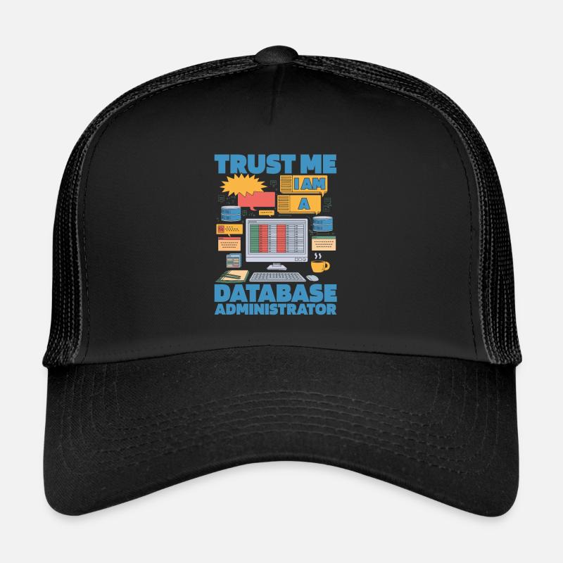 Administrateur de base de données Casquette trucker 