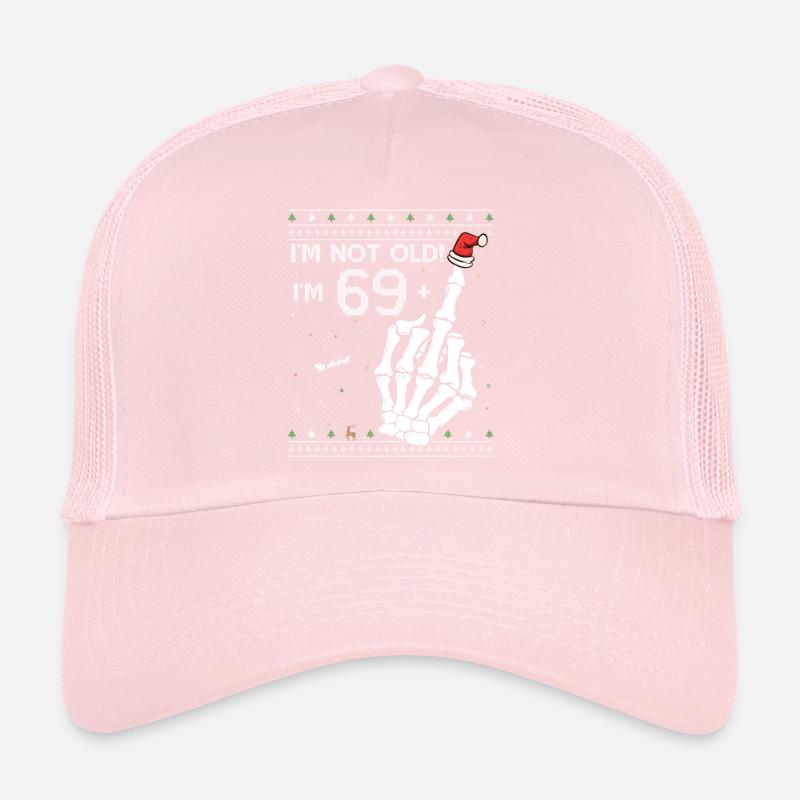 Ich bin 69 + 1 Mittelfinger - Spaß 70. Geburtstag Trucker Cap