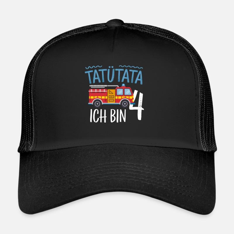 4e anniversaire de la brigade de pompiers de Tatütata Casquette trucker 