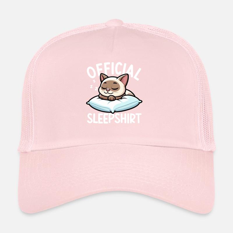 Chemise de nuit officielle Pyjama chat birman Casquette trucker 